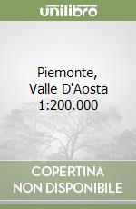 Piemonte, Valle D'Aosta 1:200.000 libro