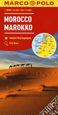 Marocco 1:800.000. Ediz. multilingue