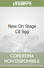 New On Stage Cd Sgg libro