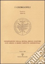 Innovazione nella difesa delle colture con mezzi a basso impatto ambientale libro