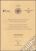 Presentazione dei risultati del progetto SELMOL. Con DVD