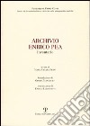 Archivio Enrico Pea. Inventario libro