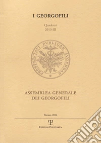 Assemblea generale dei Georgofili libro