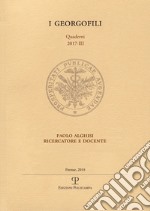 Paolo Alghisi ricercatore e docente libro