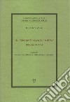 De elegantia lingue latine. Prolegomena libro