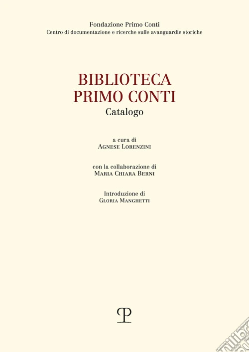 Biblioteca Primo Conti. Catalogo