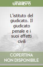 L'istituto del giudicato. Il giudicato penale e i suoi effetti civili libro