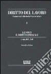 Diritto del lavoro. Vol. 1: Le fonti. Il diritto sindacale libro