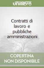 Contratti di lavoro e pubbliche amministrazioni libro