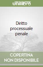 Diritto processuale penale