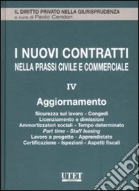 I nuovi contratti nella prassi civile e commerciale. Vol. 4: Aggiornamento libro