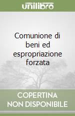 Comunione di beni ed espropriazione forzata libro