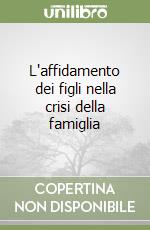 L'affidamento dei figli nella crisi della famiglia libro