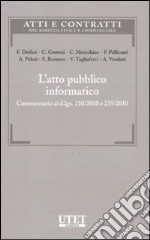 L'atto pubblico informatico libro