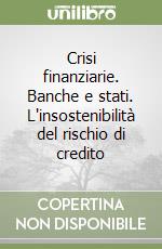 Crisi finanziarie. Banche e stati. L'insostenibilità del rischio di credito libro