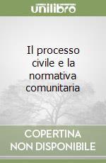 Il processo civile e la normativa comunitaria libro