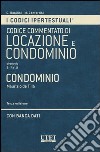 Codice ipertestuale commentato di locazione e condominio. Condominio. Con DVD libro di De Tilla Maurizio