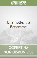 Una notte... a Betlemme libro