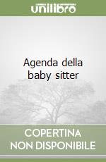 Agenda della baby sitter libro