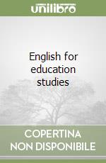 English for education studies libro