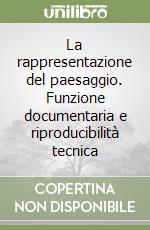 La rappresentazione del paesaggio. Funzione documentaria e riproducibilità tecnica libro