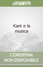 Kant e la musica libro