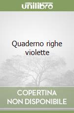 Quaderno righe violette libro