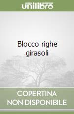 Blocco righe girasoli libro