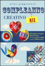 Compleanno creativo kit. Con adesivi libro