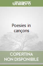 Poesies in cançons libro