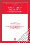 Fiducia e diritto nella società dell'informazione libro