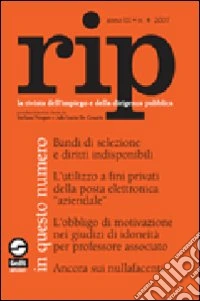 RIP. La rivista dell'impiego e della dirigenza pubblica