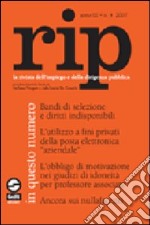 RIP. La rivista dell'impiego e della dirigenza pubblica libro