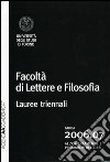Agenda accademica 2006-2007 Facoltà di lettere e filosofia Torino. Lauree triennali libro di Viggiano V. (cur.)