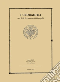 I Georgofili. Atti della Accademia dei Georgofili (2023). Vol. 20 libro