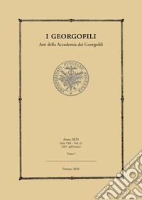 I Georgofili. Atti dell'Accademia dei Georgofili libro