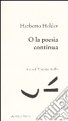 O la poesia continua libro