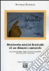 Semiseria analisi lessicale di un disastro naturale libro