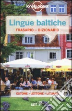 Lingue baltiche. Frasario dizionario libro