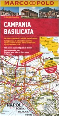 Campania, Basilicata 1:200.000. Ediz. multilingue