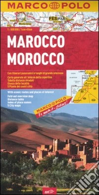 Marocco 1:800.000. Ediz. multilingue