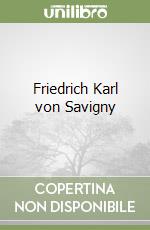 Friedrich Karl von Savigny libro