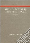 Studi in onore di Giuseppe Samonà libro