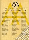 Annali dell'architettura italiana contemporanea (1988-1989) libro