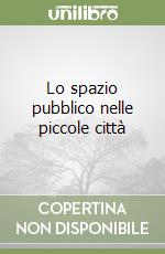 Lo spazio pubblico nelle piccole città libro