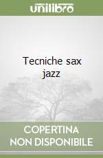 Tecniche sax jazz libro