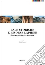 Cave storiche e risorse lapidee. Documentazione e restuaro. Ediz. illustrata libro