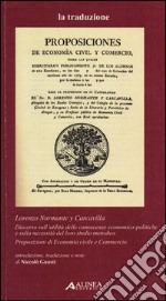 Lorenzo Normante y Carcavilla. Discorso sull'utilità delle conoscenze economico-politiche e sulla necessità del loro studio metodico libro