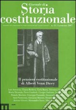 Giornale di storia costituzionale. Vol. 13: Il pensiero costituzionale Di Albert Venn Dicey libro