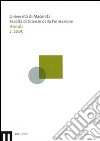 Annali della Facoltà di scienze della formazione dell'Università di Macerata (2005). Vol. 2 libro